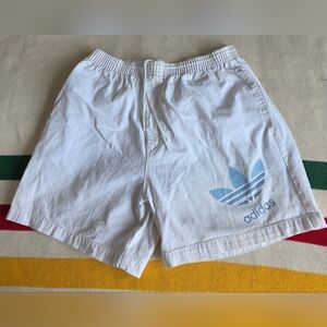 Adidas Vintage 80s-90s White Trefoil Logo Shorts Men S Med